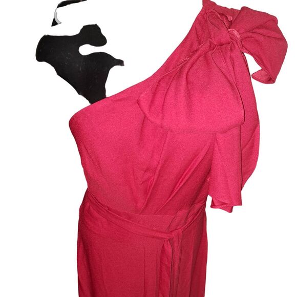 SALE!! NWT-BEAUTIFUL SASSY RED Off the Shoulder Melonie SZ 6-8 Pantsuit - Picture 2 of 9